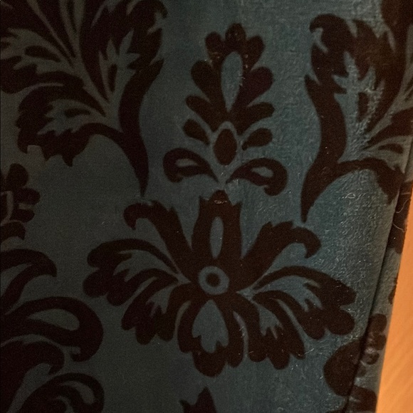 Chios Rich Black/Blue Patterned Leggings New Without Tags - Picture 3 of 6